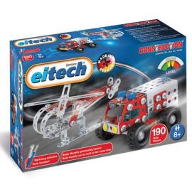eitech Metallbaukasten - Feuerwehr Set - Heli & Löschwagen