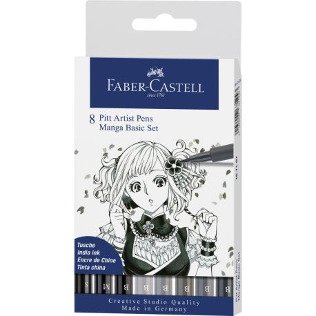 Tuschestift PITT artist pen B Manga 8x