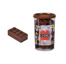 Blox 100 braune 8er Steine in Dose