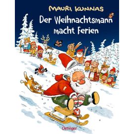 Der Weihnachtsmann macht Ferien. Bilderbuch-Klassiker mit lustigen, wimmeligen Illustrationen