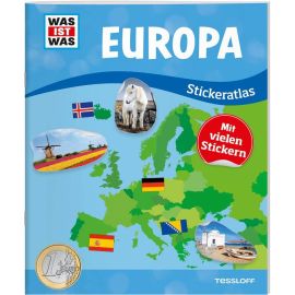 WAS IST WAS Stickeratlas Europa