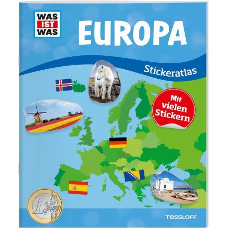 WAS IST WAS Stickeratlas Europa