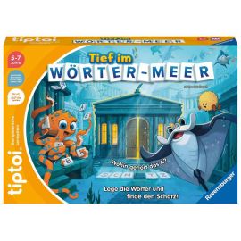 Ravensburger tiptoi 00103 Tief im Wörter-Meer, Spiel für Kinder von 5-7 Jahren, für 1-4 Spieler