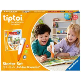 Ravensburger tiptoi Starter-Set 00114: Stift und Bauernhof-Buch - Lernsystem für Kinder ab 4 Jahren