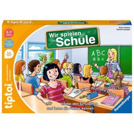 Ravensburger tiptoi Spiel - 00123 Wir spielen Schule - Spiel von Ravensburger ab 5 Jahren für 1-4 Spieler, Erlebe inte