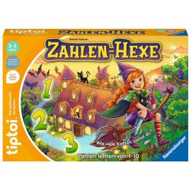 Ravensburger tiptoi Spiel 00132 Zahlen-Hexe, Zählen lernen von 1 - 10 für Kinder ab 3 Jahren