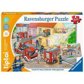 Ravensburger 133 tiptoi® Puzzle für kleine Entdecker: Rettungseinsatz