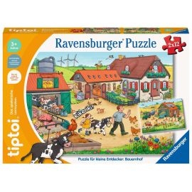 Ravensburger 136 tiptoi® Puzzle für kleine Entdecker: Bauernhof