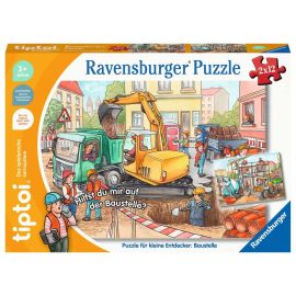 Ravensburger 137 tiptoi® Puzzle für kleine Entdecker: Baustelle