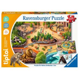Ravensburger 138 tiptoi® Puzzle für kleine Entdecker: Zoo