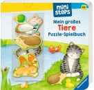 Ravensburger 30270 ministeps: Mein großes Tiere Puzzle-Spielbuch ministeps-Bücher