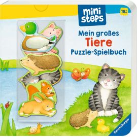 Ravensburger 30270 ministeps: Mein großes Tiere Puzzle-Spielbuch ministeps-Bücher