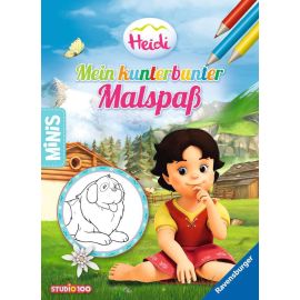 Ravensburger Minis: Heidi - Mein kunterbunter Malspaß