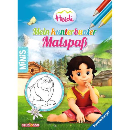Ravensburger Minis: Heidi - Mein kunterbunter Malspaß