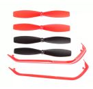 CARRERA RC - 1x Rotorblätter- & Dekoteileset komplett rot 503023