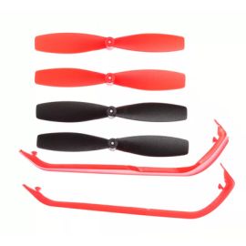 CARRERA RC - 1x Rotorblätter- & Dekoteileset komplett rot 503023
