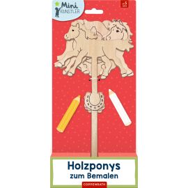 Holzponys zum Bemalen (Mini-K