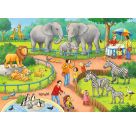 Ravensburger 7813 Puzzle Ein Tag im Zoo 2 X 24 Teile