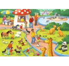 Ravensburger 7813 Puzzle Ein Tag im Zoo 2 X 24 Teile