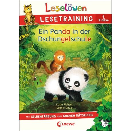 Leselöwen Lesetraining 1. Klasse - Ein Panda in der Dschungelschule