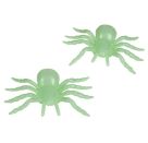 Spinnen   Glow in the Dark  , 10x7 cm, 2 St. Karte