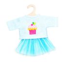 Puppen-Pullover und Tüllrock Cupcake, klein, Gr. 28-35 cm