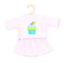 Puppen-Pullover und Tüllrock Cupcake, klein, Gr. 28-35 cm