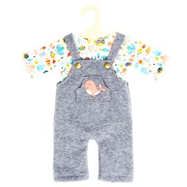 Puppen-Latzhose mit T-Shirt   Wal Bobby  , Gr. 28-35 cm