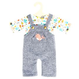 Puppen-Latzhose mit T-Shirt   Wal Bobby  , Gr. 35-45 cm