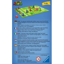 Ravensburger 20529 - Super Mario Malefiz,  Mitbringspiel für 2-4 Spieler, ab 6 Jahren, kompaktes Format, Reisespiel, S