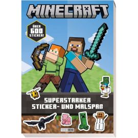 Minecraft - Superstarker Sticker- und Malspaß