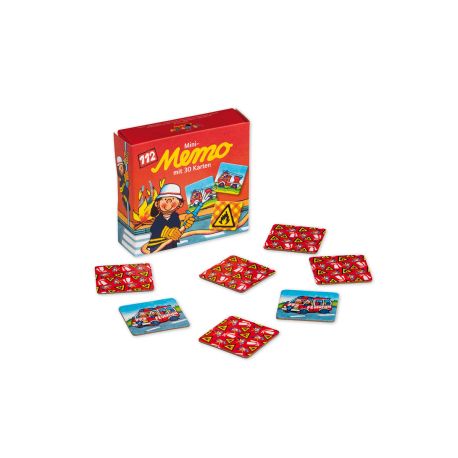 Mini-Memo Spiel Feuerwehr