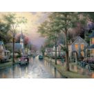 Schmidt Spiele Puzzle Thomas Kinkade Morgen in der kleinen Stadt 1000 Teile