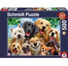 Schmidt Spiele Puzzle: Hunde-Selfie 500 Teile