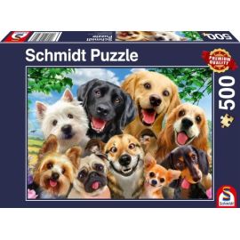 Schmidt Spiele Puzzle: Hunde-Selfie 500 Teile