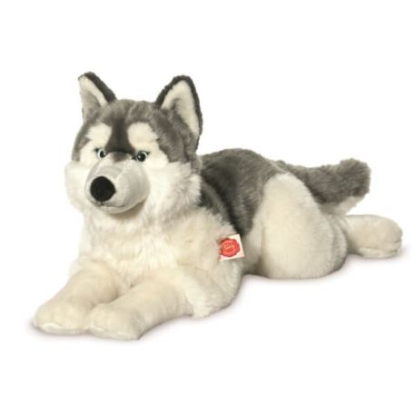 Teddy Hermann Husky liegend, 60 cm