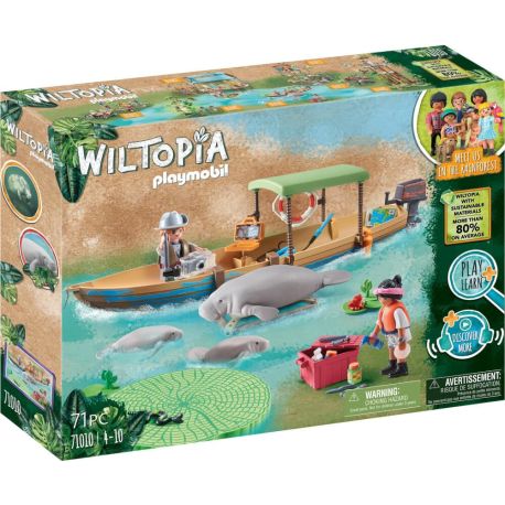 PLAYMOBIL 71010 Wiltopia -  Bootsausflug zu den Seekühen