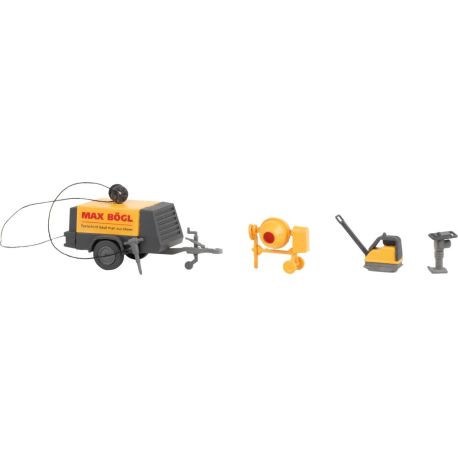 H0 Baumaschinen-Set Max Bögl