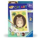 Ravensburger CreArt 10157 - Kleiner Igel - Malen nach Zahlen für Kinder ab 7 Jahre