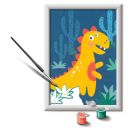 Ravensburger CreArt 20158 - Frecher Dinosaurier - Malen nach Zahlen Dinos für Kinder ab 7 Jahre