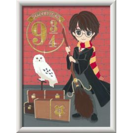 Ravensburger CreArt 20163 - Abfahrt nach Hogwarts - Malen nach Zahlen Harry Potter für Kinder ab 9 Jahre