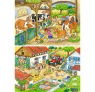Ravensburger 9195 Puzzle Fröhliches Landleben 2 X 24 Teile