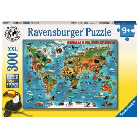 Ravensburger 13257 Puzzle Tiere rund um die Welt 300 Teile