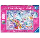 Ravensburger 13928 Puzzle Die schönsten Einhörner 100 200 Teile XXL