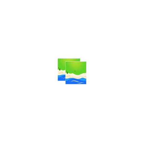 Open Bricks Baseplates 32x32 straight beach, 2 Stück