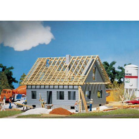 H0 Einfamilienhaus im Bau