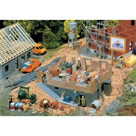 H0 Haus im Bau