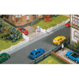H0 Gartenzaun mit Tor, 710  mm