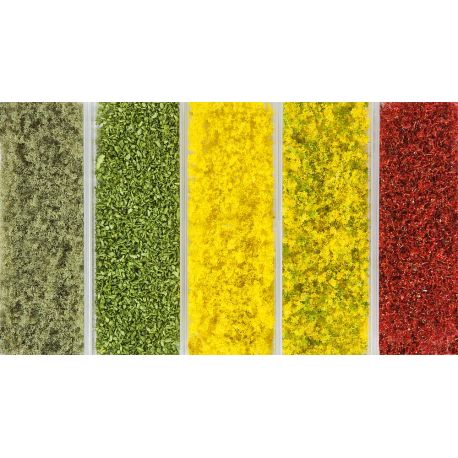 H0, TT, N, Z Belaubungsmaterial Sommer-Mix, 5 Sorten