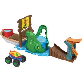 Mattel HGV14 Hot Wheels Monster Trucks Color Shifters Playset (WMT)